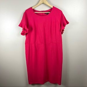 Eloquii Pink Midi Dress